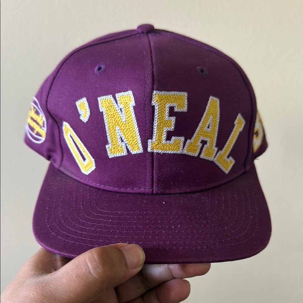 Purple O'Neal Cap with Yellow Embroidery Snapback Hat